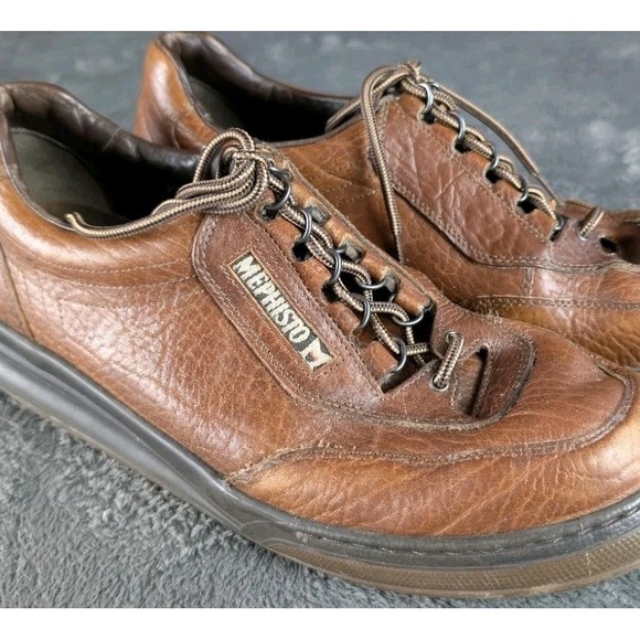 Mephisto Other - MEPHISTO 'MATCH' MENS BROWN FULL‎ GRAIN LEATHER WALKING SHOES SIZE 11.5 $425